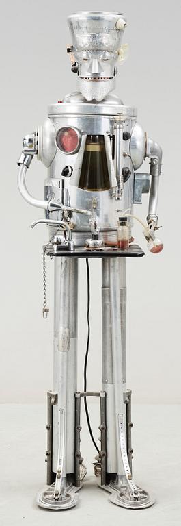 SKULPTUR, metall, glas samt plast, "Frankenstein Robot", Clayton Bailey, 1987.