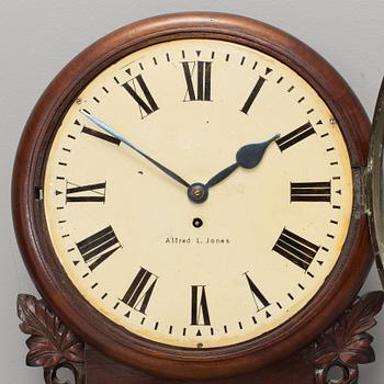 VÄGGUR, märkt Alfred L Jones, 1800-talets slut.