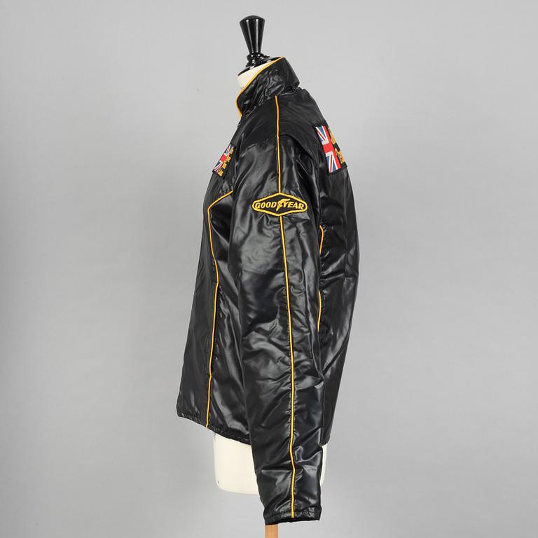 A jacket, provenance Ronnie Peterson.