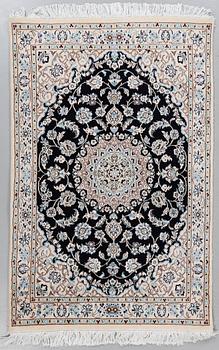 MATTA, Nain, part silk, modern tillverkning, 150 x 98 cm.