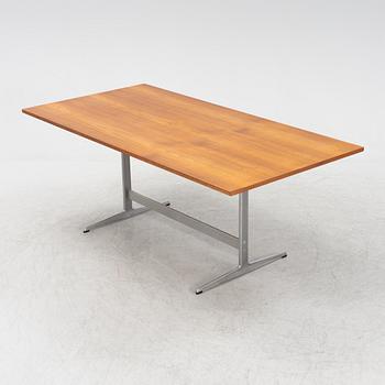 A 'Futura' teak table by Arne Jacobsen for Fritz Hansen, 1960s.