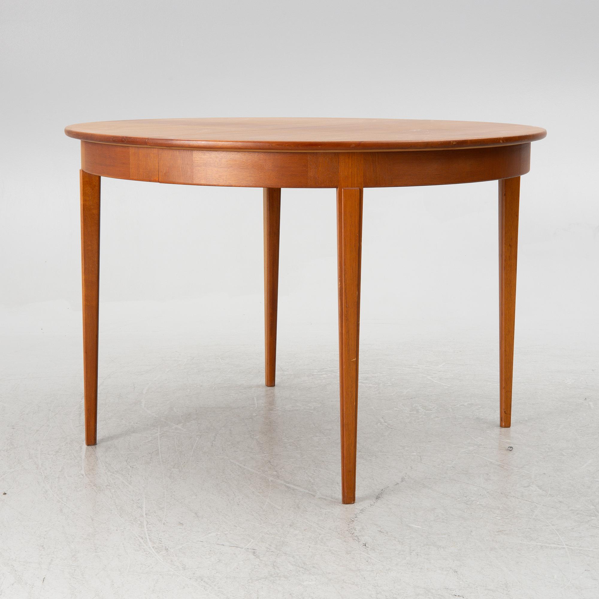 Carl Malmsten, a dining table, "Pyramid", second half of the 20th century.