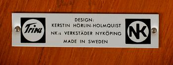 BORD, teak, Kerstin Hörlin-Holmquist, Triva, NK:s verkstäder.