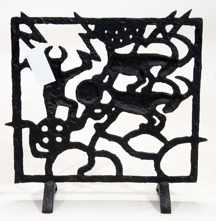 GNISTSKYDD, gjutjärn, Olle Hermansson, Husqvarna, 1960-tal.