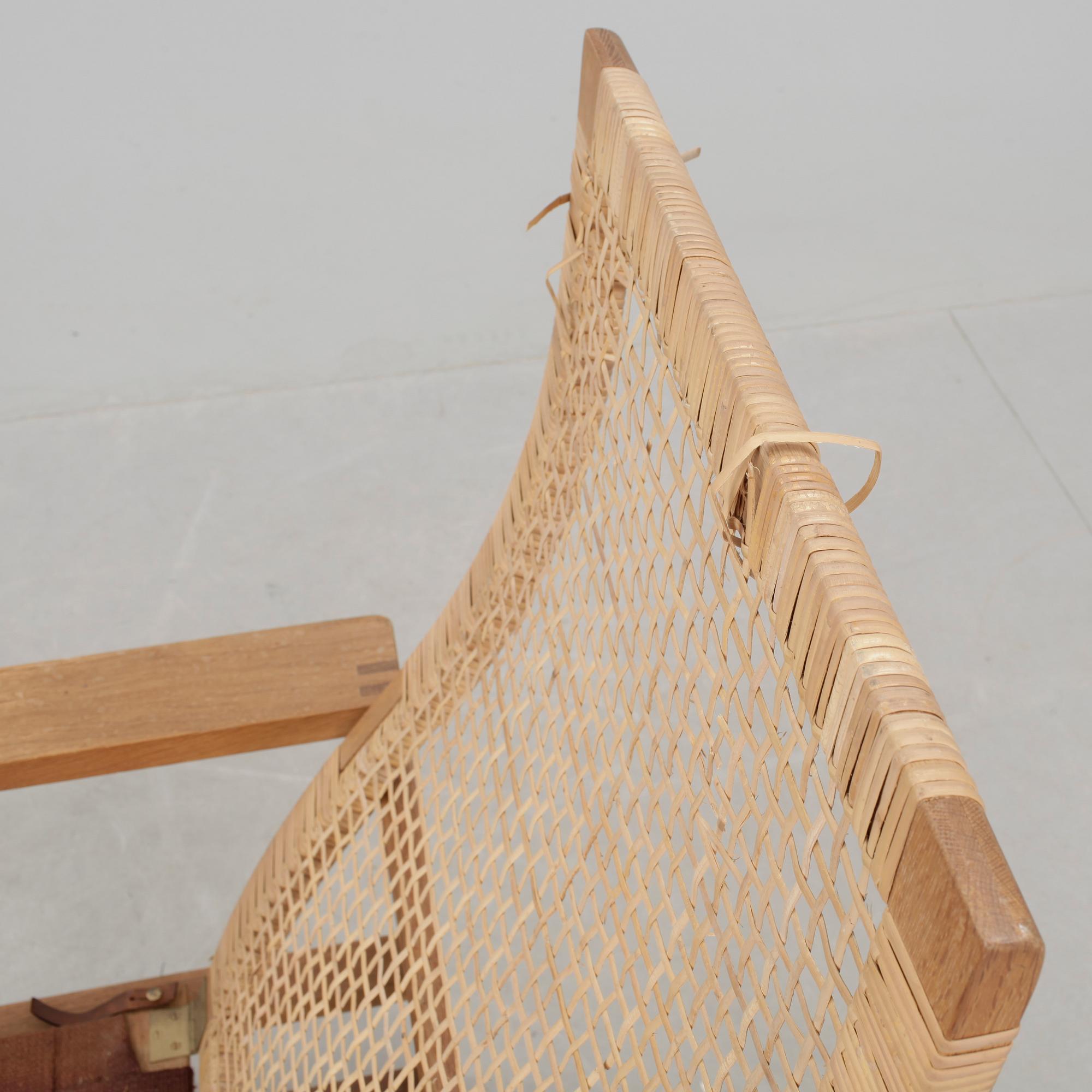 FÅTÖLJ,"Slädesstolen", Börge Mogensen, Danmark.