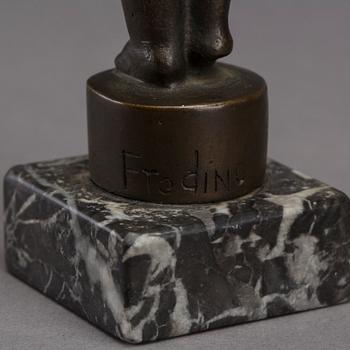 JONAS FRÖDING, sculpture, signed,