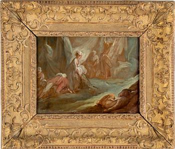 1074. JEAN HONORÉ FRAGONARD, hans krets, olja på duk, ej signerad.