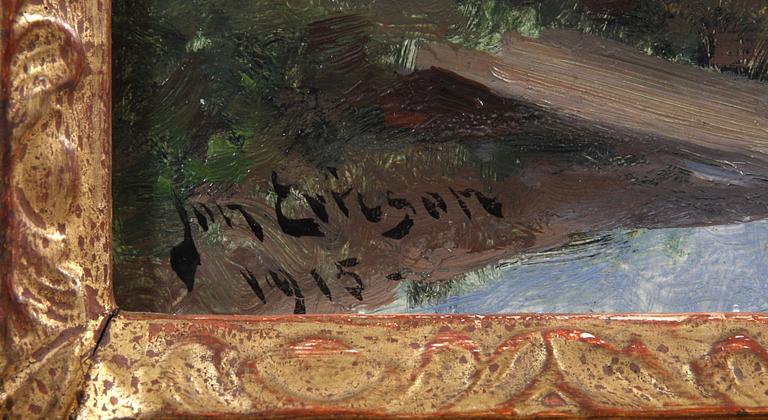 JOHAN ERICSON, olja på duk, sign.