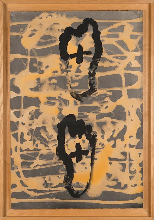 Antoni Tàpies, 'Dos peus amb creus'.