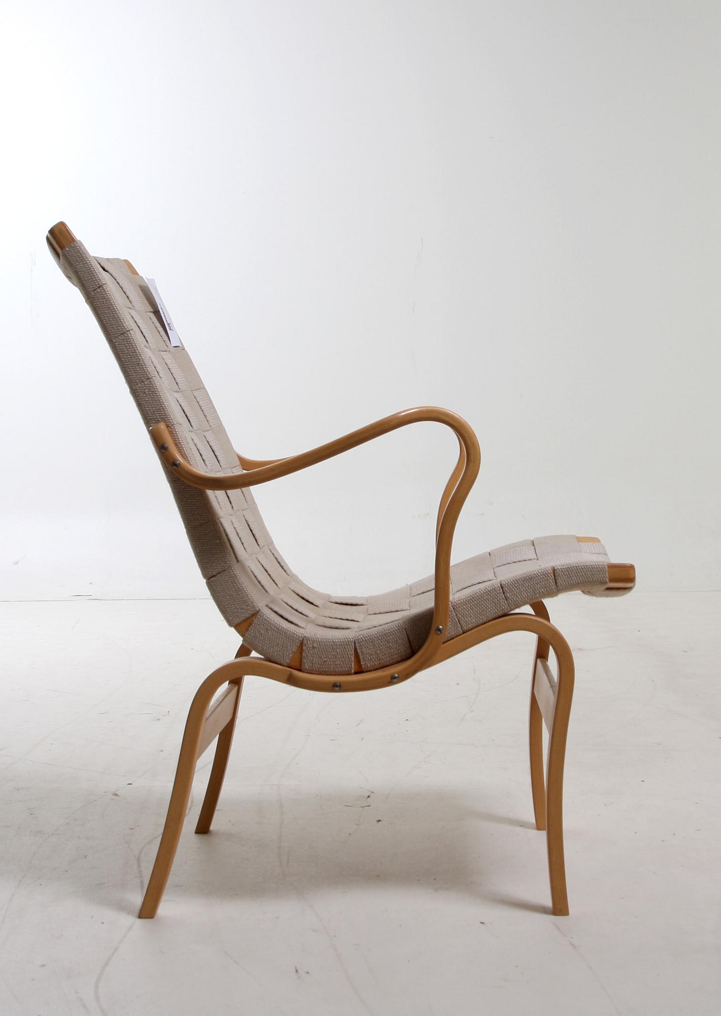 KARMSTOL, "Eva" design Bruno Mathsson, märkt by Dux.