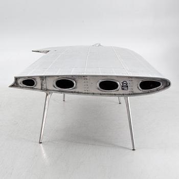 A desk, aeroplane wing from DAKOTA/DC3/C-43. MFG.DATE 1943-1944.