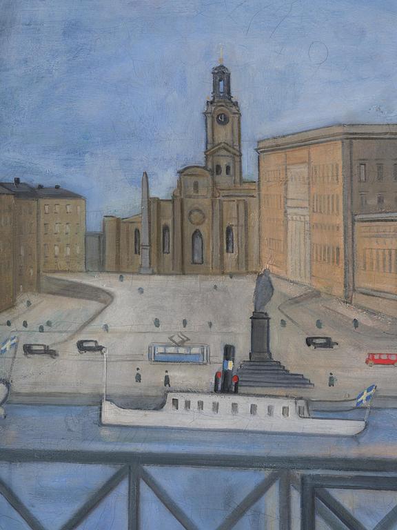 Einar Jolin, View towards the The Royal Palace, Stockholm.