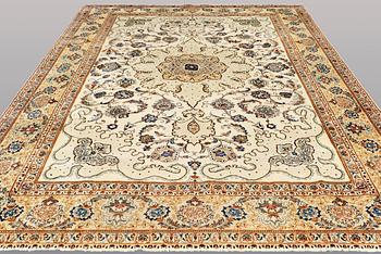 A carpet, Old Royal keshan, ca 395x275 cm.