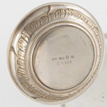 Bägare, 7 st, silver, 1900-tal.