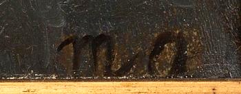 Michael Ancher, Oil on board, signed with monogram.