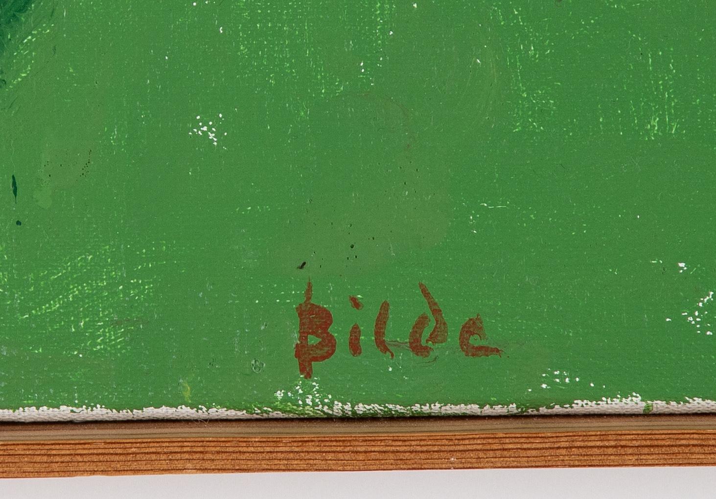 Max Bilde, olja på duk, signerad och daterad -76.