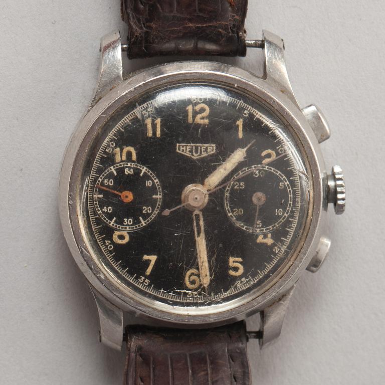 HERRARMBANDSUR, Heuer, Kronograf, 1900-talets mitt/andra hälft.