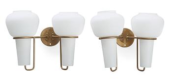 31. A pair of Hans Agne Jakobsson wall lamps, Markaryd, Sweden 1960's-70's.