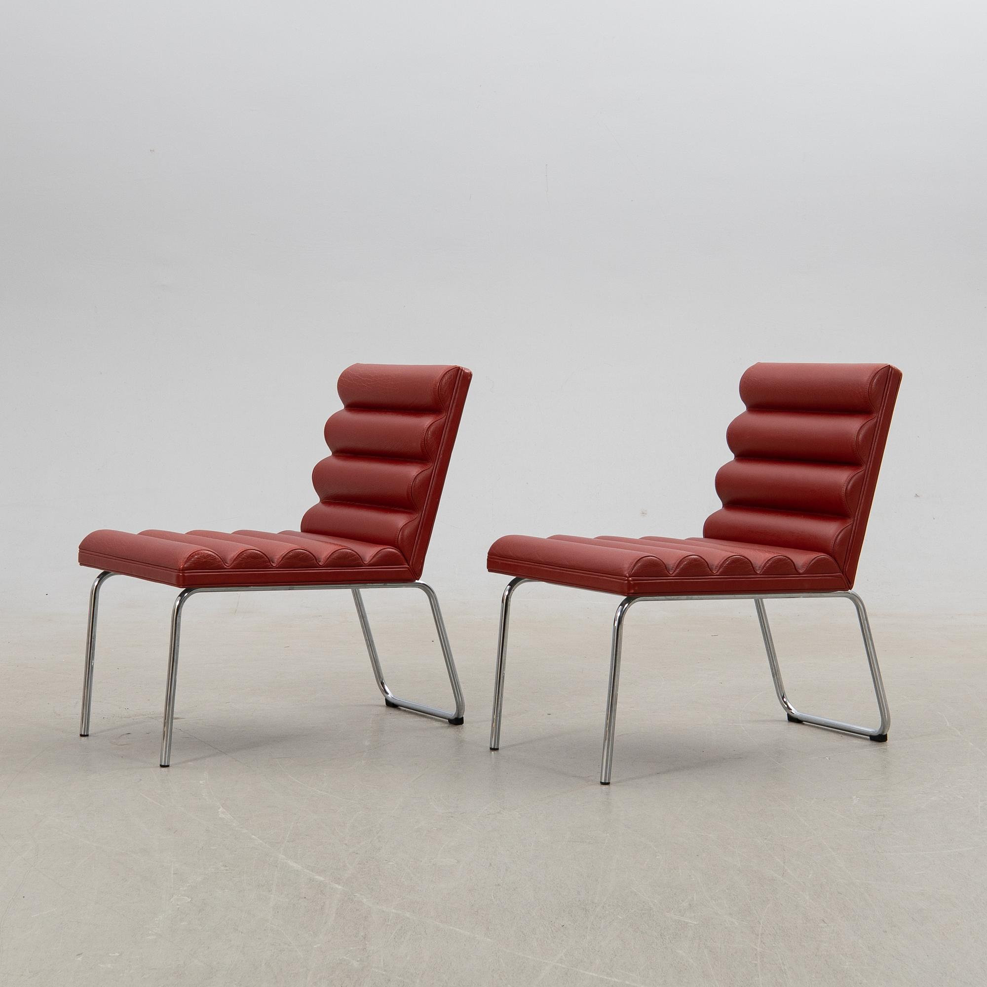 Gunilla Allard, armchairs, a pair, "Chicago", Lammhults.