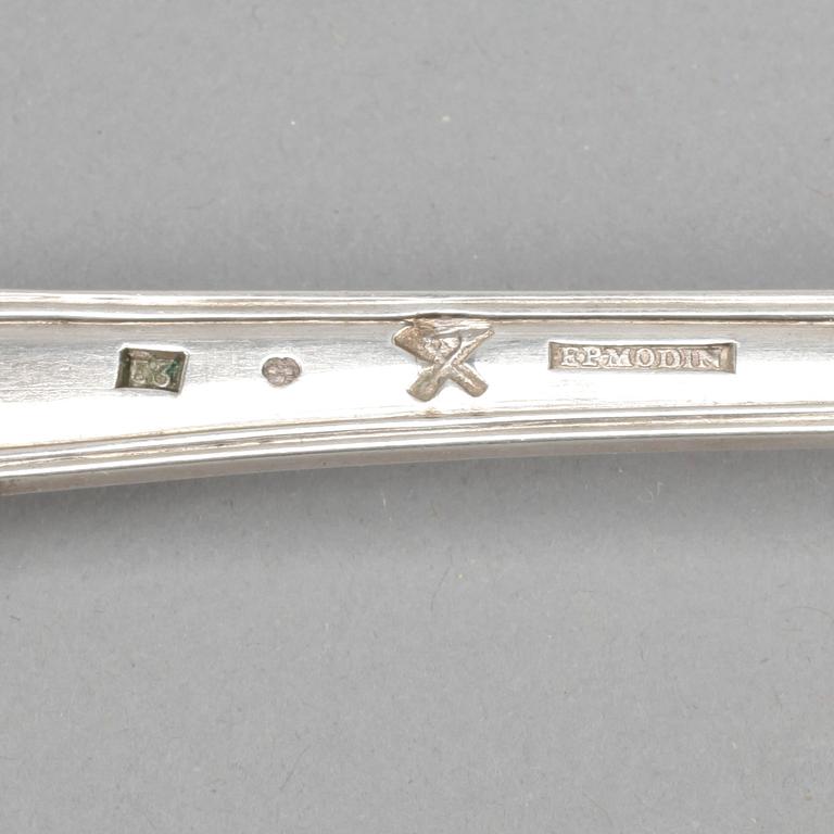 SOPPSLEV, silver, Elias Petter Modin, Sundsvall 1811. Vikt ca 215 gram.