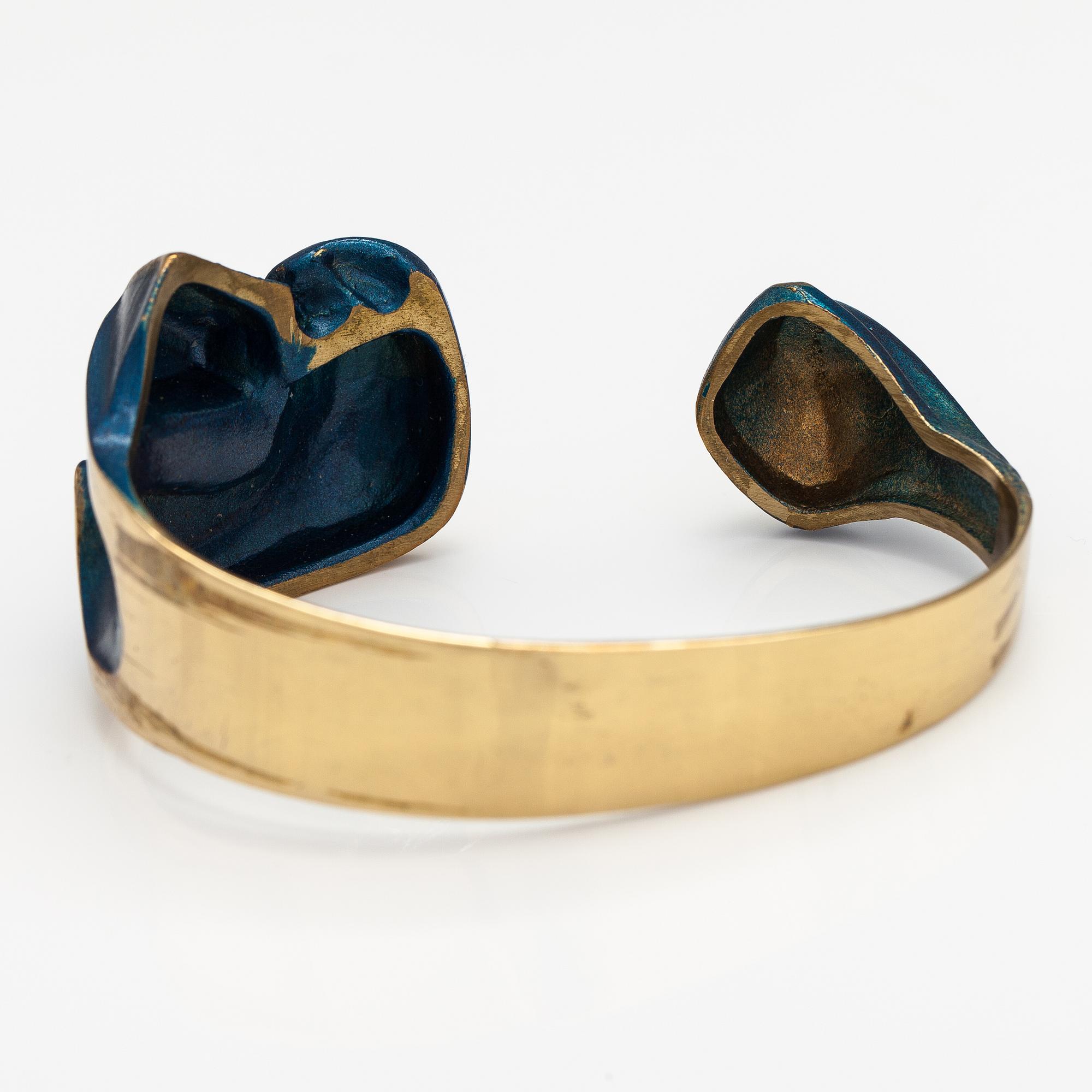 Björn Weckström, A fire bronze bracelet "Krupp". Lapponia.