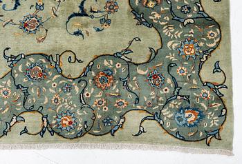 Carpet, Keshan, approx. 392 x 287 cm.