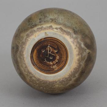 A Carl-Harry Stålhane stoneware vase, Rörstrand 1950's.