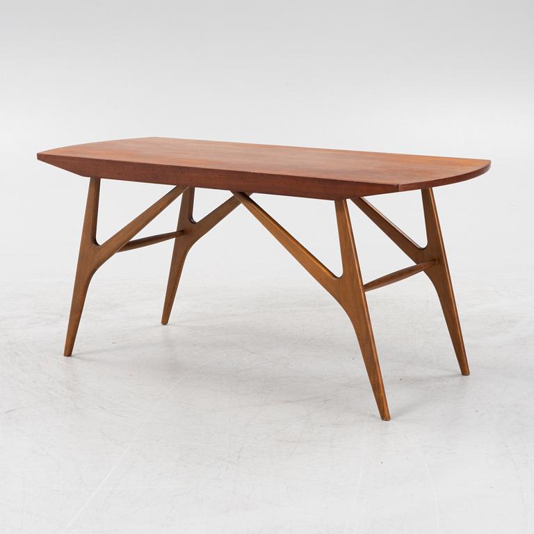 A teak veneered coffee table, Jason, Ringstedt, Denmark, 1950's/60's.