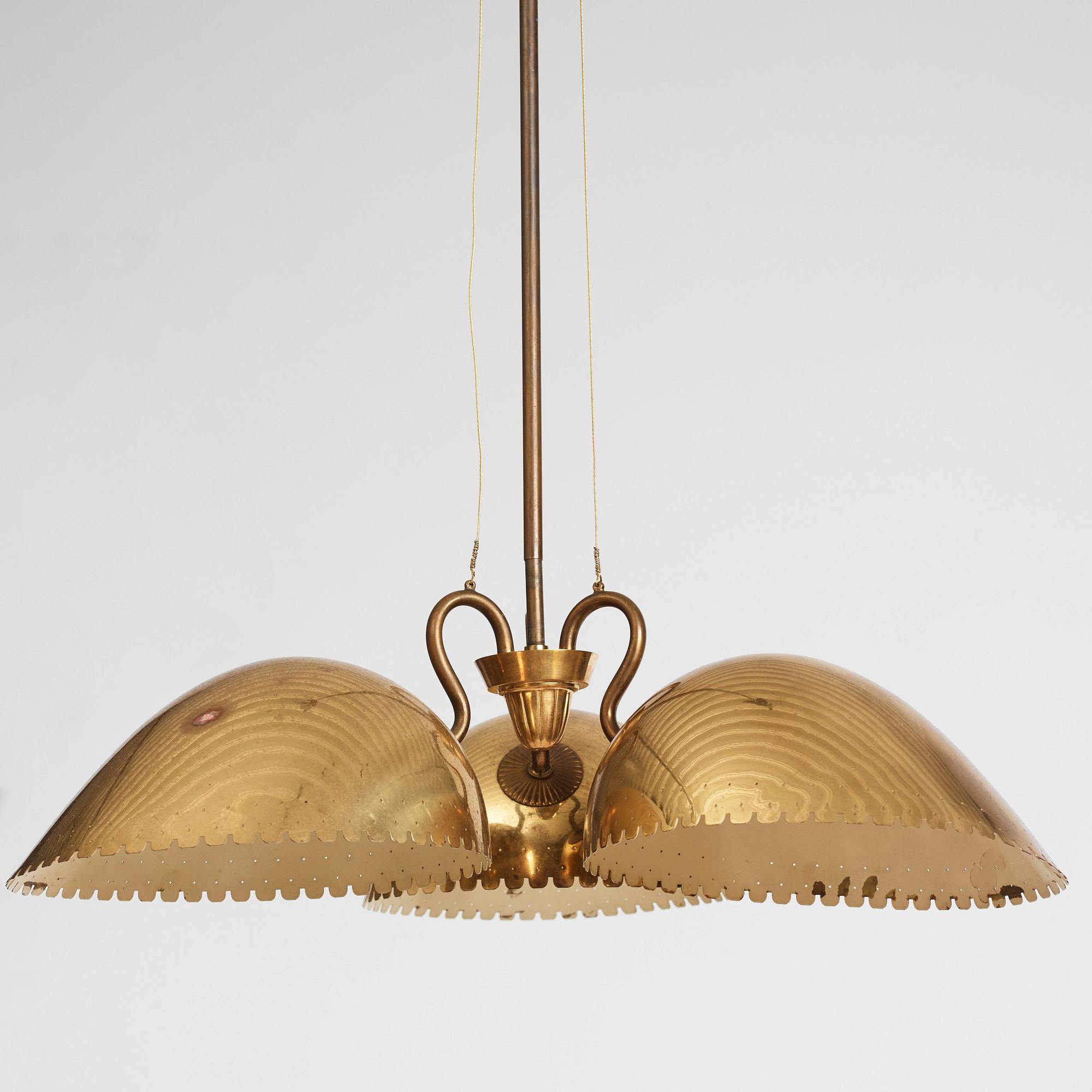 Harald Notini, taklampa, modell "11894", Arvid Böhlmarks Lampfabrik, 1940-50-tal.