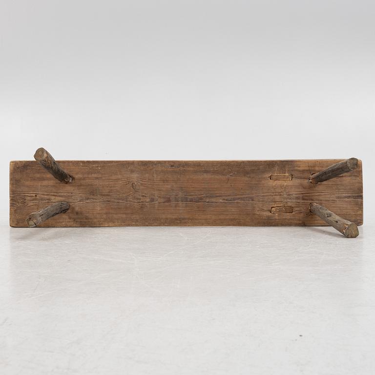 Bänk, allmoge, 1800-/1900-tal.