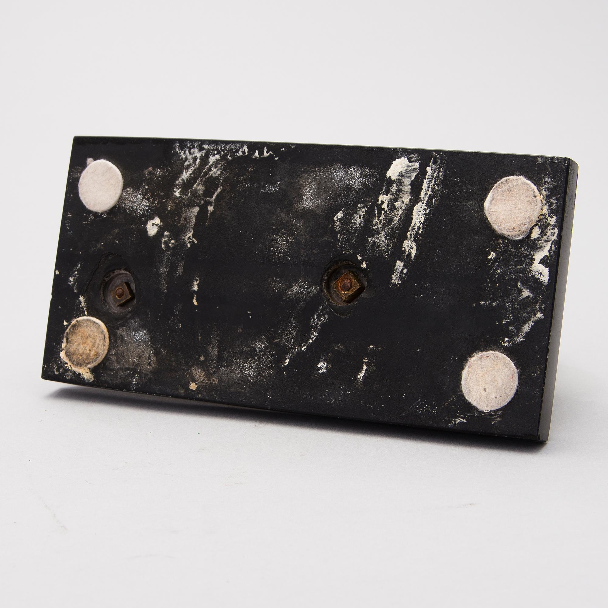 A Russian gilt brass decorative miniature cannon, second half of 20th Century.