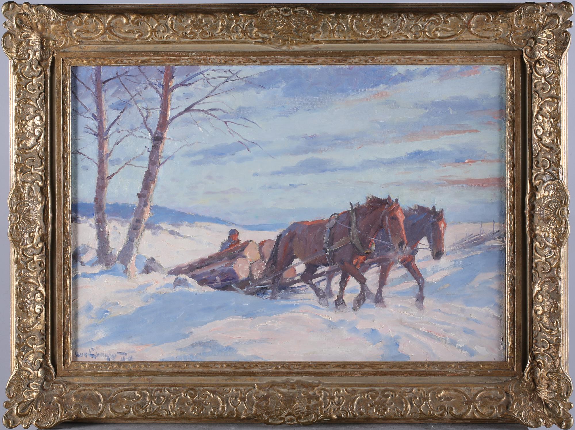 ALEXANDER LANGLET, olja på duk, signerad och daterad -44.