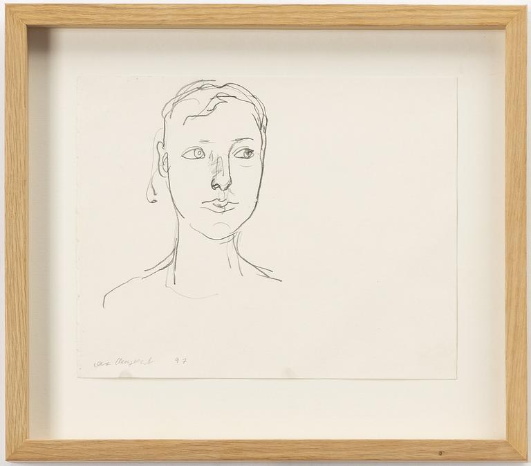Lena Cronqvist, Self-portrait.
