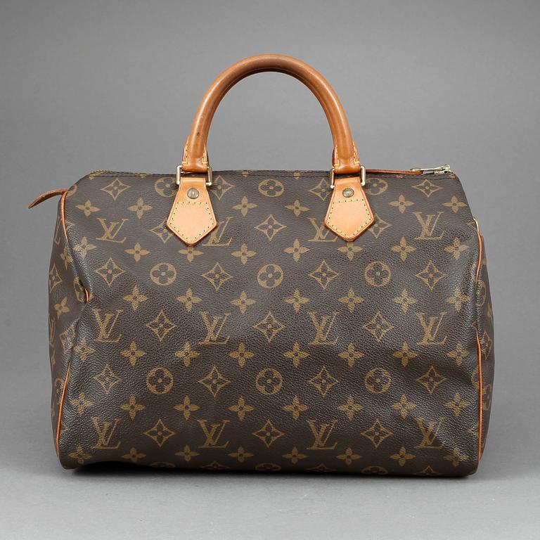 VÄSKA. "Speedy 30", Louis Vuitton.