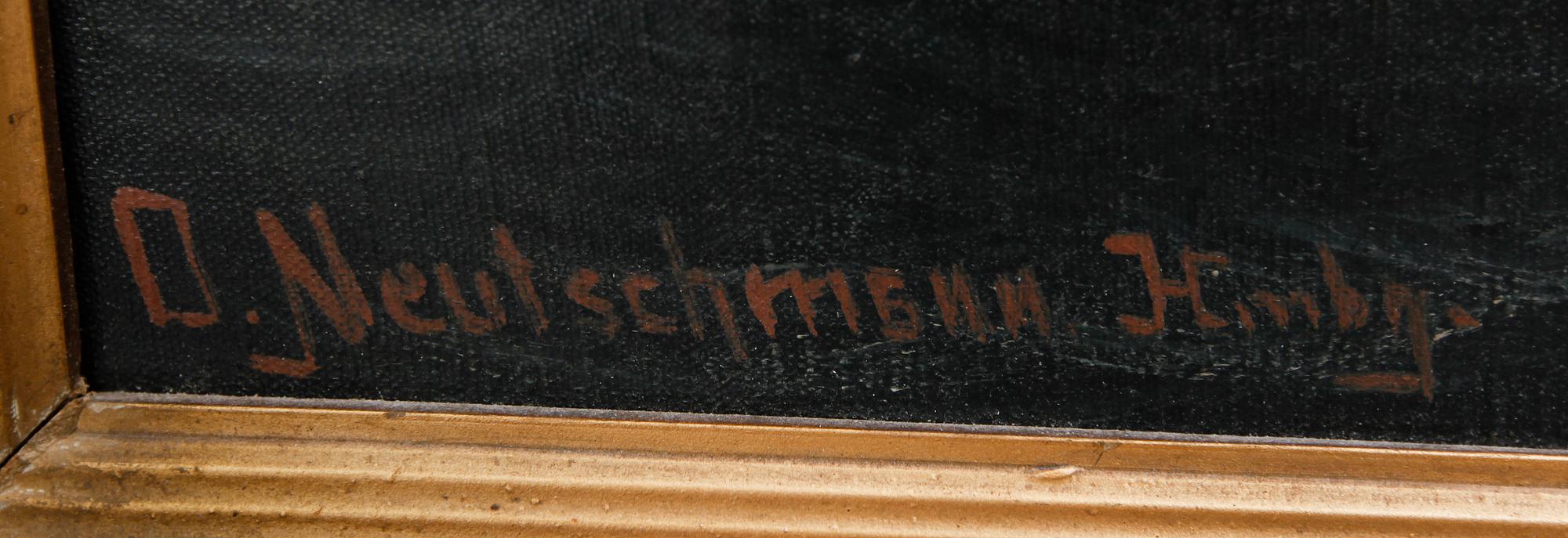 OTTO NEUTSCHMANN, olja på duk.