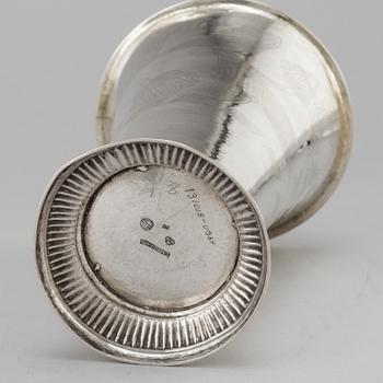 LORENTZ LINDEGREN, bägare, silver,  Borås, 1793.