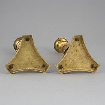 LJUSSTAKAR ett par, Senempire, 1800-talets mitt.