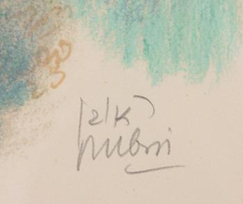 REUVEN RUBIN, färglitografier, 2 st, sign o numr 10/150.