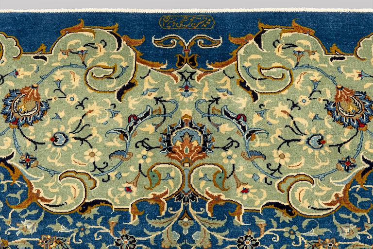 A so called Royal Keshan carpet, ca 362 x 273 cm.
