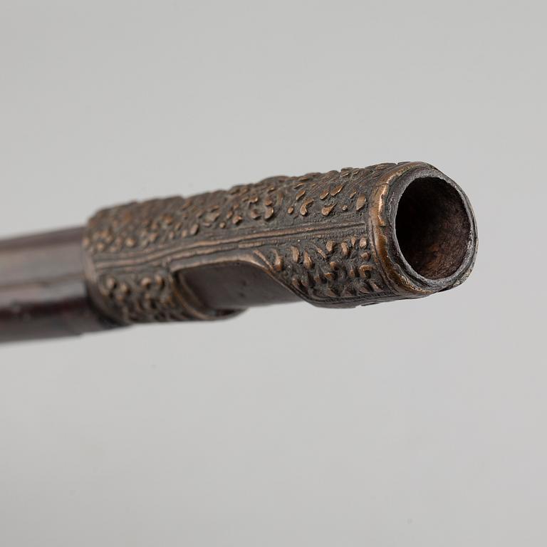 A mid 19th century miquelet lock pistol.