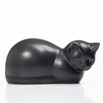 Lisa Larson, a 'Moses' cat figurine, K-Studion, Gustavsberg, Sweden.