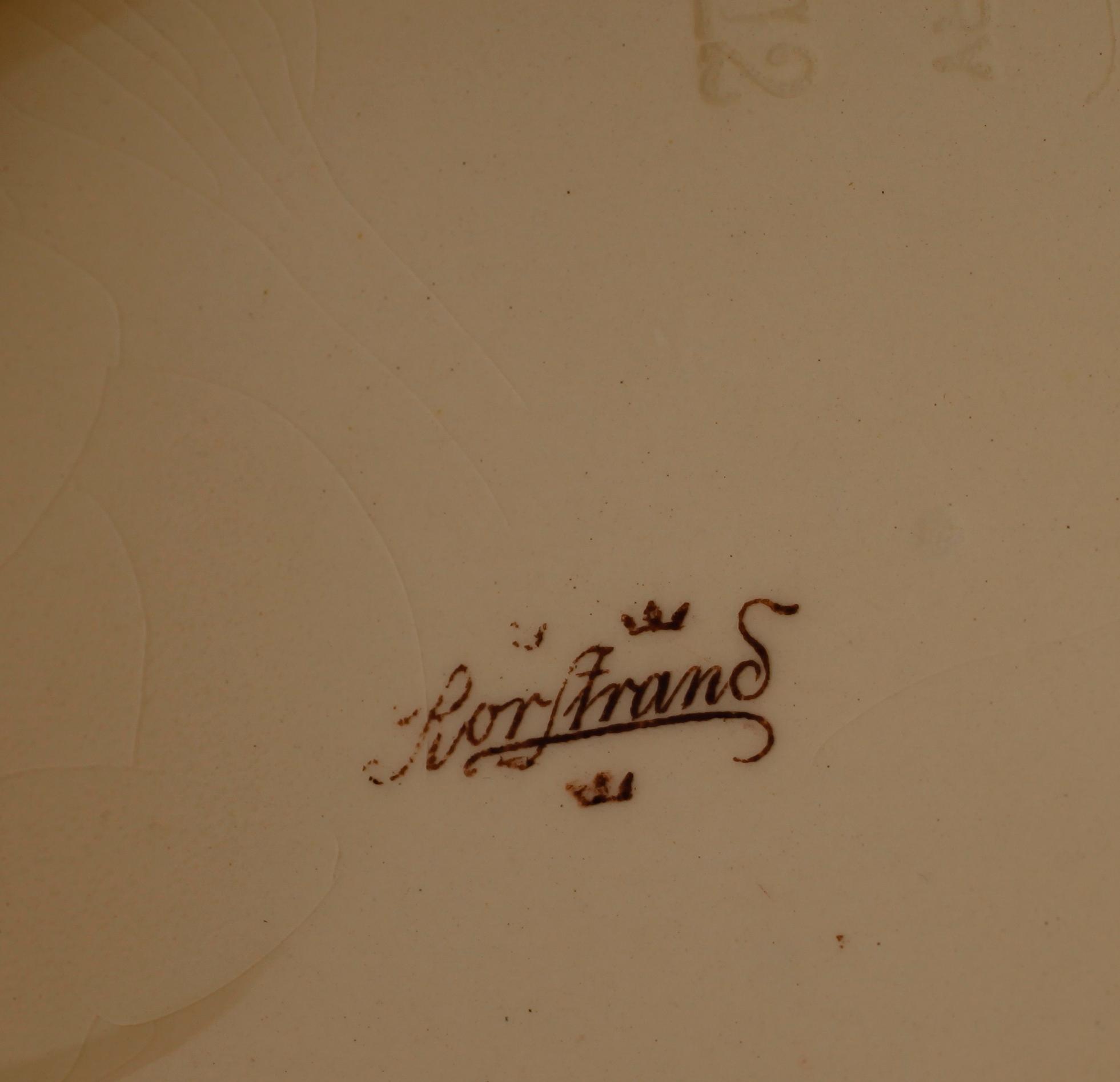 JARDINJÄR, flintgods, Rörstrand, omkring år 1900.