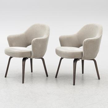 Eero Saarinen, chairs, a pair, "Executive Side Chair", Knoll, 21st century.