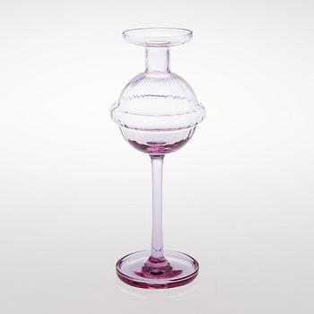 NANNY STILL, KYNTTILÄNJALKA, lasia, "Sulttaani", Riihimäen Lasi, 1960-luku.