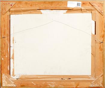 LARS BOËTHIUS, olja på pannå, signerad.