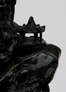 SKULPTUR, jade. Kina, 1900-talets första hälft.