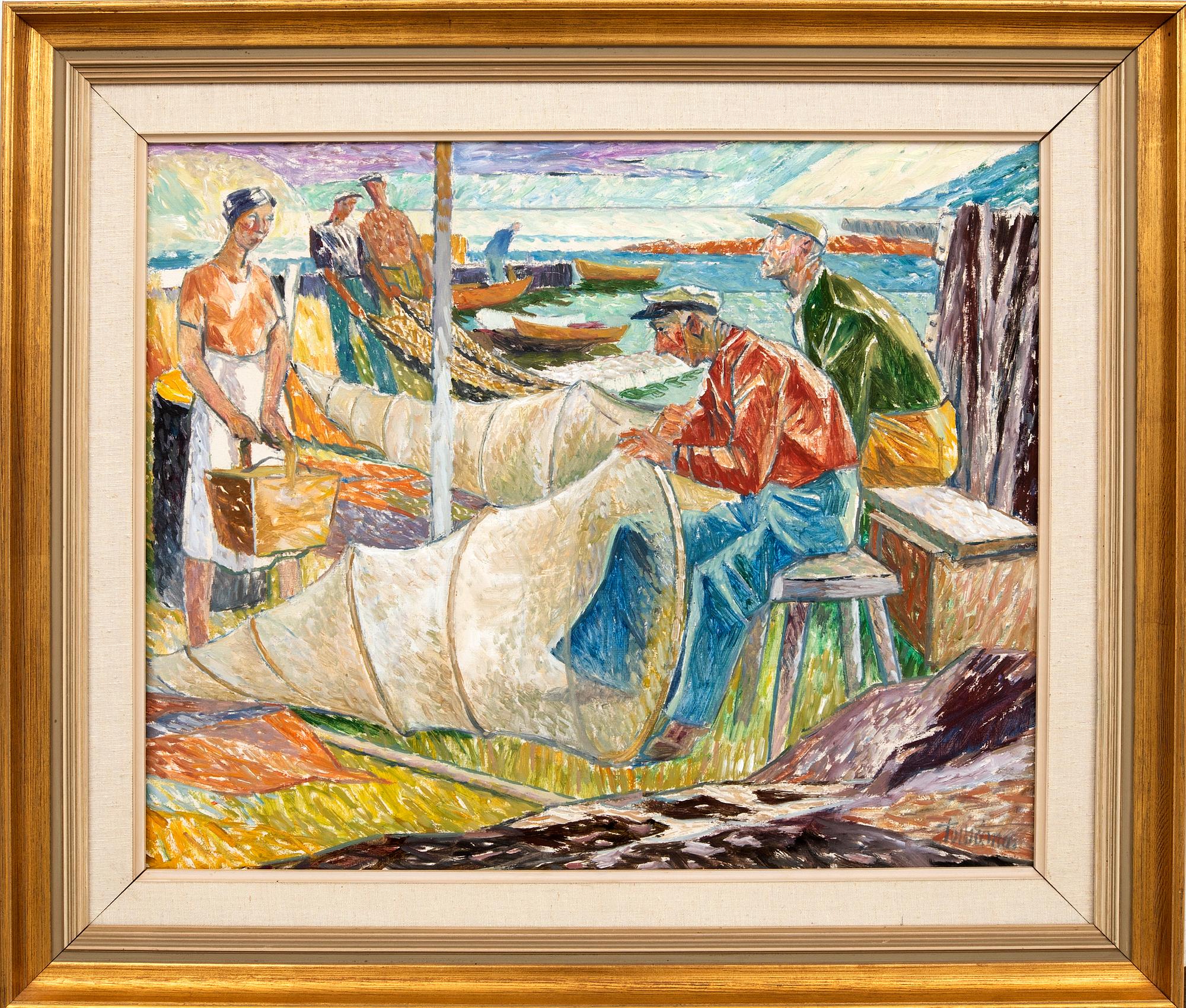 Gunnar Torhamn, oil on canvas, signed.