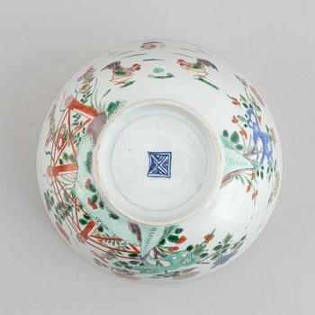 Skål, porslin, Qingdynastin, Kangxi (1662-1722).