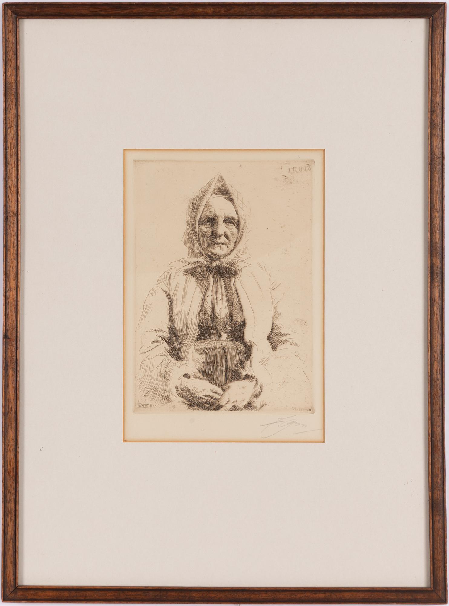 Anders Zorn, "Mona".