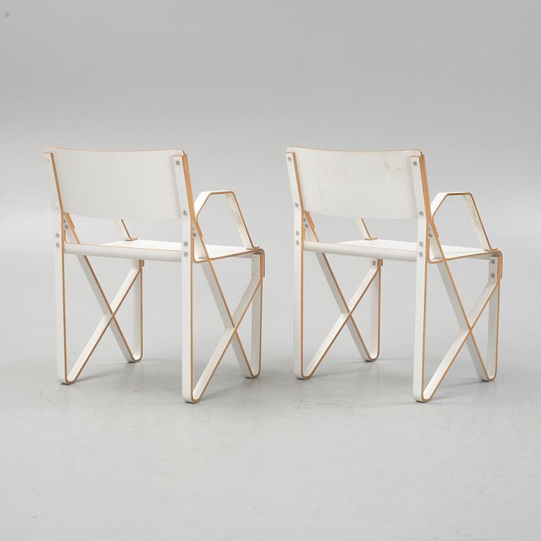 Lars Liljekvist,a pair of armchairs, 21st century.